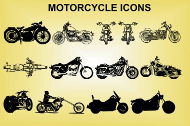motorcyle simgesi belirleme vektörü