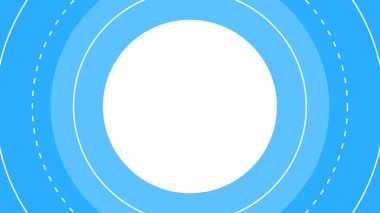 Mavi ve Beyaz Çember Konsantrik Çizgi Arkaplanı