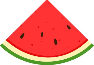 Karpuz doğranmış Kırmızı Meyve Sulu Tropikal Yaz Taze İzole