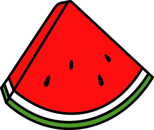 Karpuz Sınırı Kırmızısı Kırmızılı Meyve Sulu Tropikal Yaz Taze İzole Edilmiş