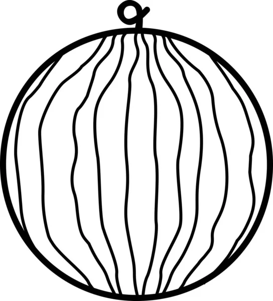 Renklendirme Tam Karpuz Büyük Yeşil Meyve Sulu Tropikal Yaz Tecrit Edildi