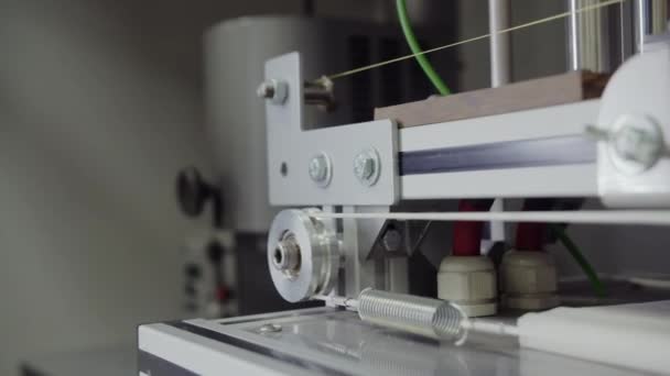 Apparaat Voor Het Analyseren Van Polymeren Laboratoriumomstandigheden Onderzoek Naar Grondstoffen — Stockvideo