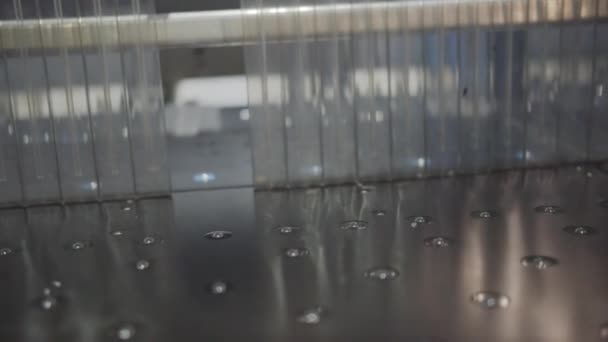 Машина Точной Резки Панелей Измерительная Пила Заводе Производству Поликарбонатных Листов — стоковое видео
