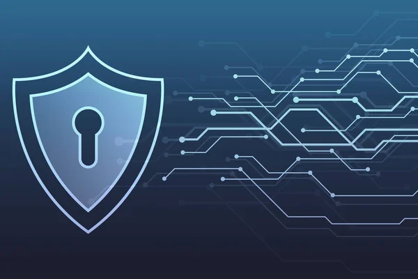 Network Technologies Security Shield Background — Stock Photo, Image