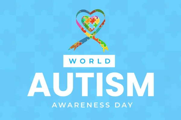 Всемирный День Борьбы Аутизмом Апреля — стоковое фото