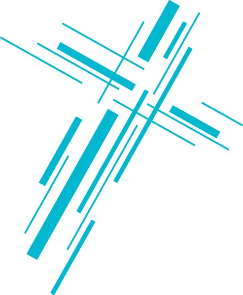 Mavi çizgileri olan asimetrik soyut arkaplan