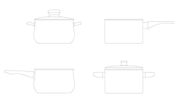 Tabaklar ve fincanlar için farklı tasarımları olan iki mutfak dolabı seti - Dolap mobilyaları