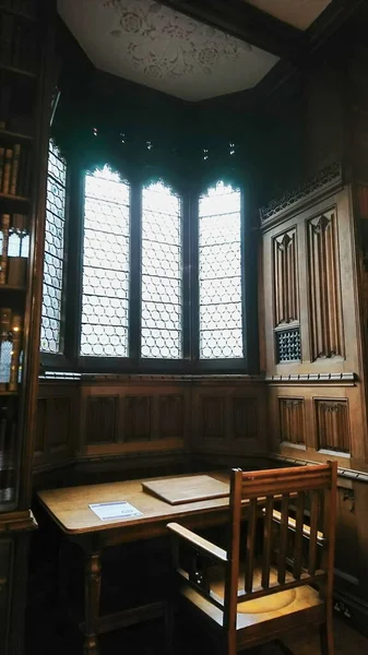 John Rylands Kütüphanesi Manchester Birleşik Krallık Ocak 2018 Manchester Üniversitesi — Stok fotoğraf