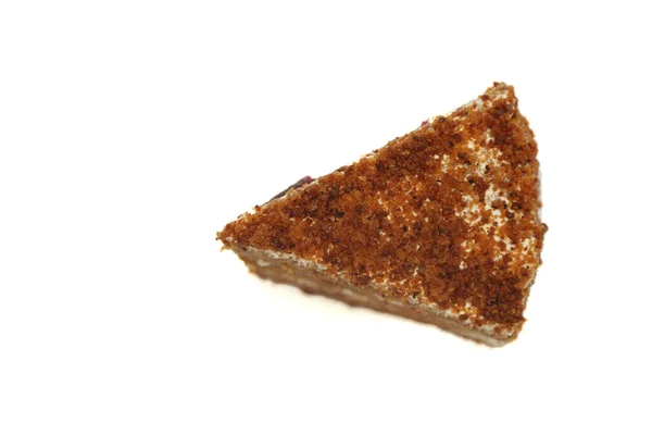 Печенье Меда Торт Изолированы Белом Фоне — стоковое фото