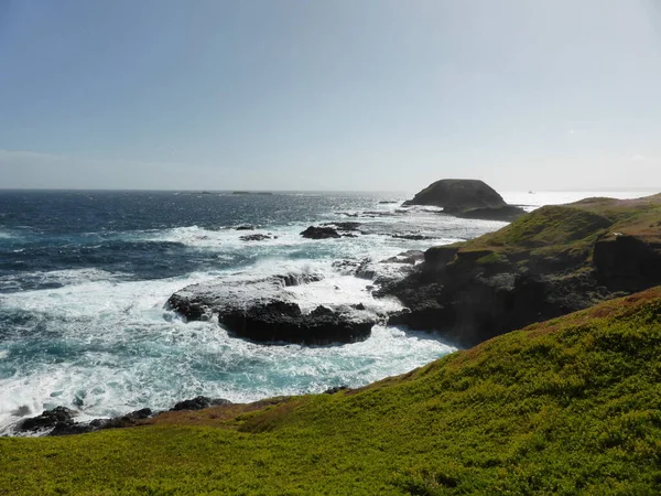 Прекрасний Вид Морське Узбережжя Дивиться Ноббі Острові Філліп — стокове фото