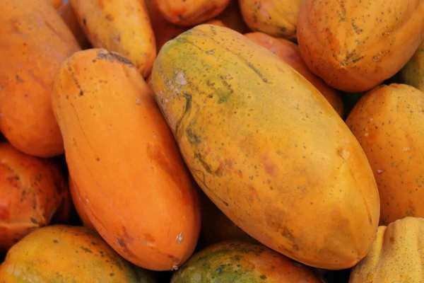 Gezond Voedsel Papaya Veel Fruit — Stockfoto