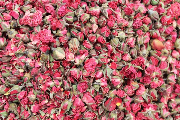 Zdravé Jídlo Čaj Sušených Květin Listů Bylin Trzích Turecku Alanya — Stock fotografie