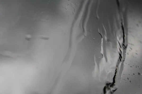 Wasser Tropft Auf Das Fenster — Stockfoto