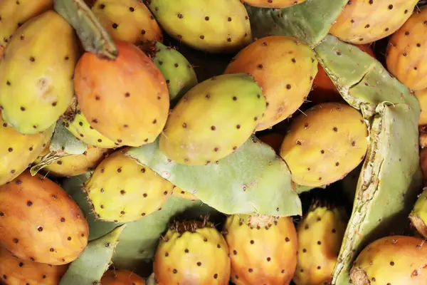 Egzotik Meyveler Taze Kaktüsler — Stok fotoğraf