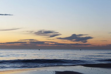 Akdeniz 'de gün batımı
