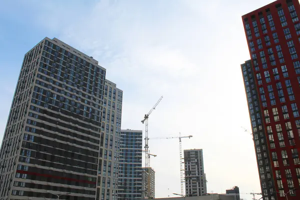 Kyiv 'de yeni binaların inşaatı