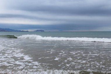 Güzel deniz manzarası. doğa arkaplanı