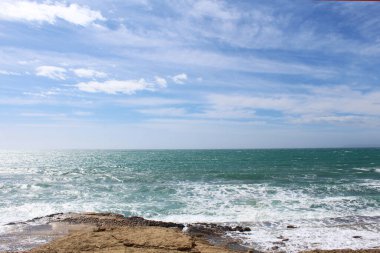 Güzel deniz manzarası. doğa arkaplanı