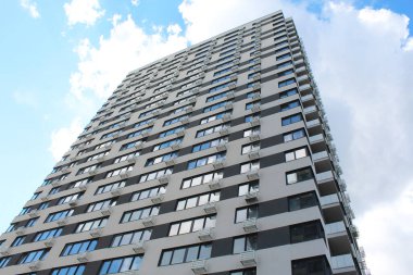 Kiev şehrindeki modern apartman binası