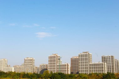 Ukrayna 'nın Kyiv kentindeki yeni binaların manzarası