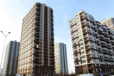 Şehirdeki yeni apartmanlar, Kyiv 'deki yeni konut binaları