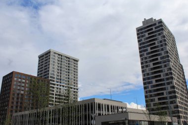 Frankfurt şehrindeki modern binalar