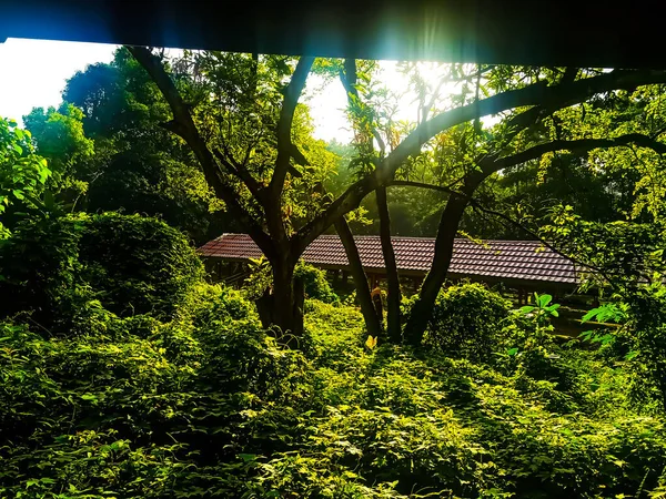 Východ Slunce Požehná Našim Dnům Hasanuddin College South Sulawesi — Stock fotografie