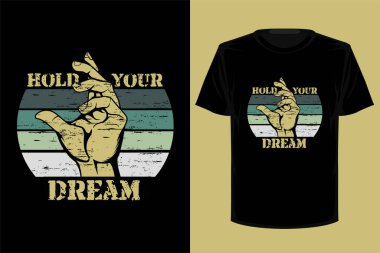 Eski moda tişört tasarımını kendine sakla.