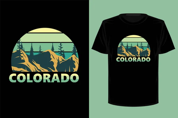 Colorado antika tişört tasarımı