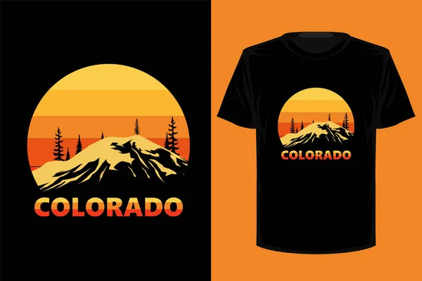 Colorado antika tişört tasarımı