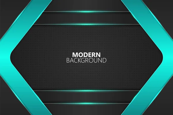 Moderne Hintergrunddiagonale Schichtform Mit Blauem Farbverlauf — Stockvektor