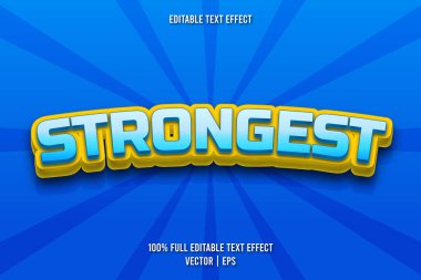 En güçlü düzenlenebilir metin efekti komik biçimi