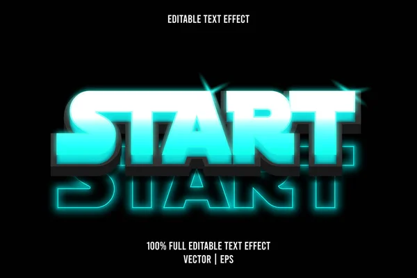Düzenlenebilir metin efektini neon biçimi cyan rengine başlat