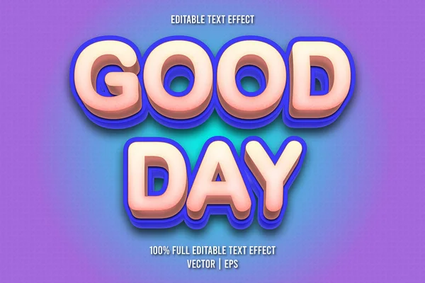 Good Day Editable Text Effect 스타일 — 스톡 벡터