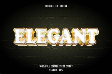 Zarif düzenlenebilir metin efekti 3 boyutlu kabartma biçimi