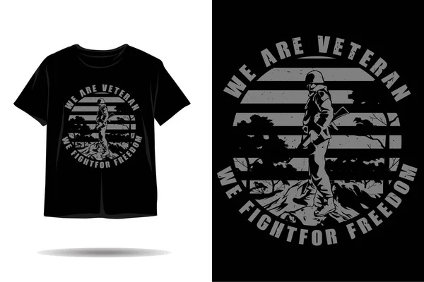 Biz emektar siluet t-shirt tasarımıyız.