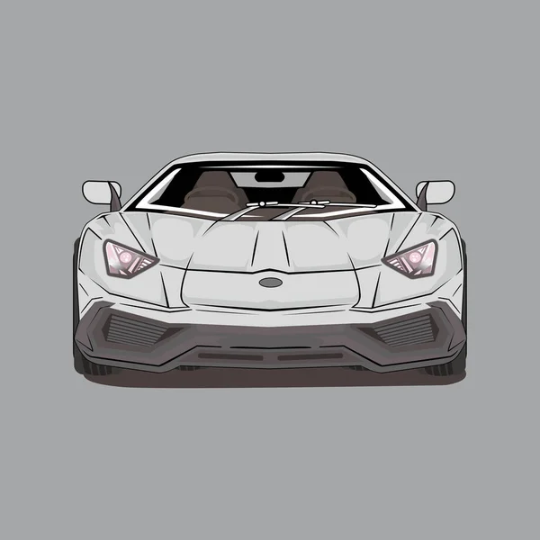 Moderní Sportovní Auto Vektorové Ilustrace — Stockový vektor