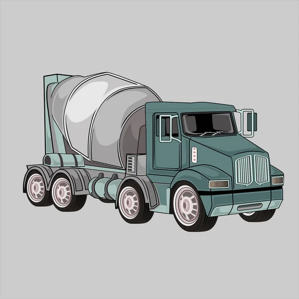 大きなトラック ベクトル イラスト — ストックベクタ
