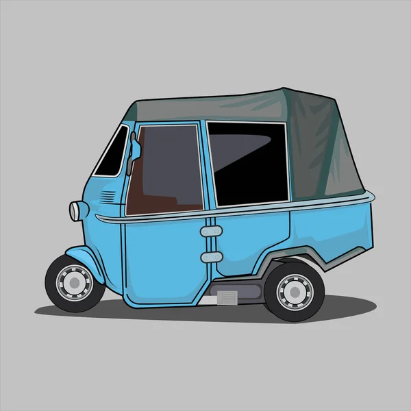 stock vector Transportation Car Bajaj Vector Illustration