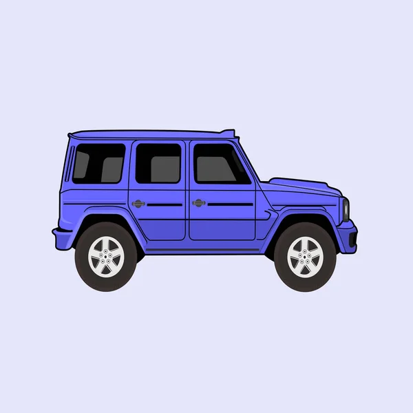 Jeep Car Vector Ilustração —  Vetores de Stock