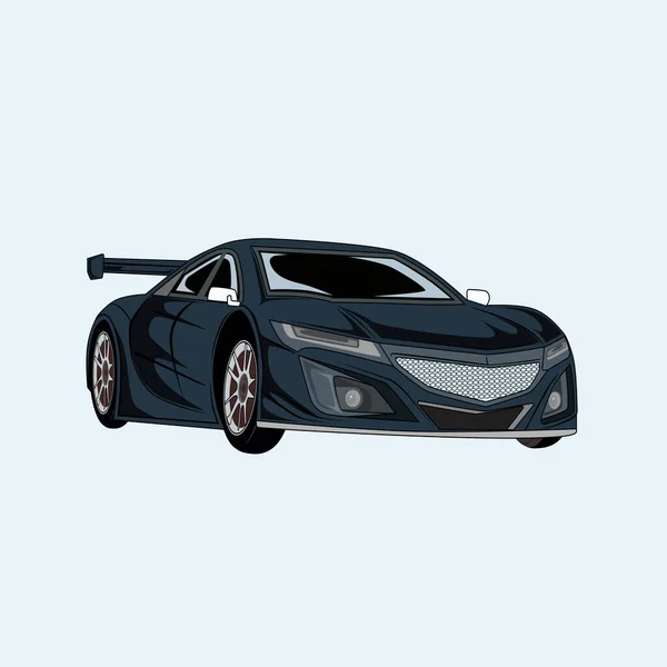 Moderní Sportovní Auto Vektorové Ilustrace — Stockový vektor