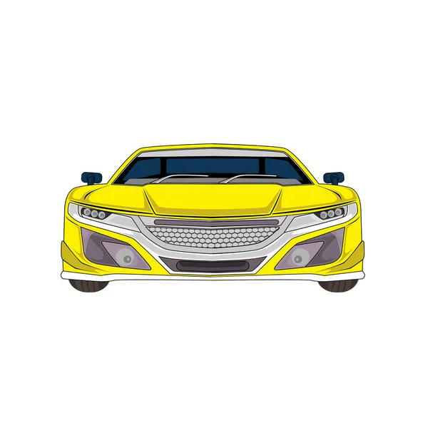 Modern Sport Car Vector Illustration — Stock Vector