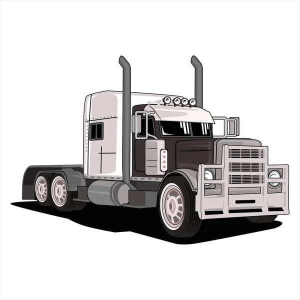 Ilustración Vectores Camiones Grandes — Archivo Imágenes Vectoriales