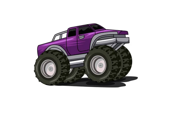 Monster Truck Auto Vector Illustratie — Stockvector