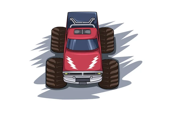 Векторная Иллюстрация Автомобилей Монстров — стоковый вектор