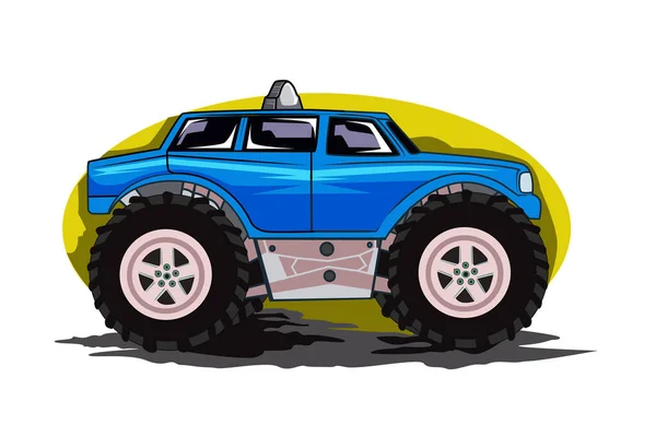 Offroad Monster Auto Vektor Illustration — Stockvektor