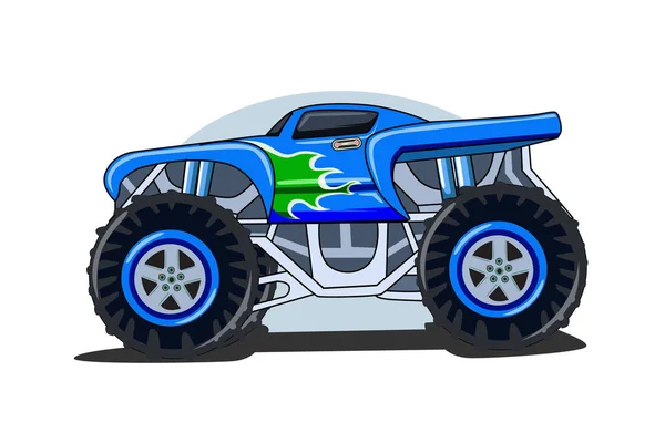 Monster Truck Auto Vektor Ilustrace — Stockový vektor