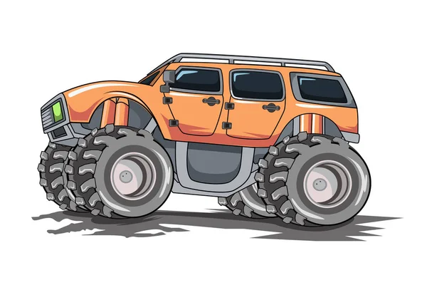 Geländewagen Vektor Illustration — Stockvektor