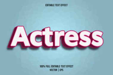 Oyuncu düzenlenebilir metin efekti kabartmalı çizgi film biçimi