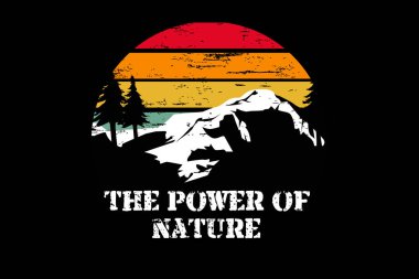 Doğanın gücü antika peyzaj tasarımı